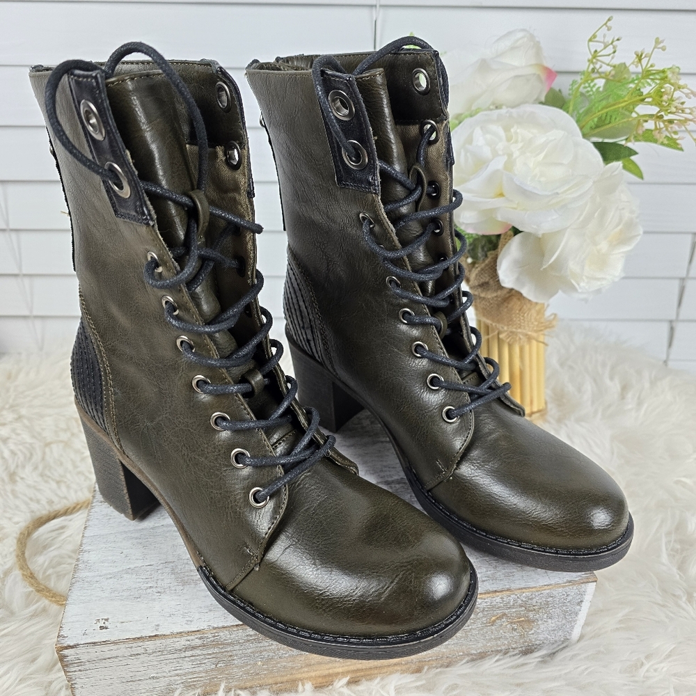 ELECTRIC KARMA Burn Rubber Combat Boots